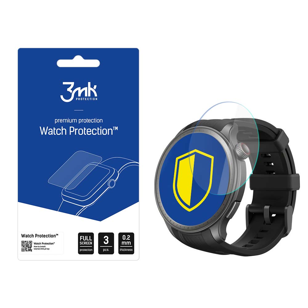 Folie 3mk Watch Protection™ Hybrid Glass V. Flexibleglass Lite On Amazfit Balance