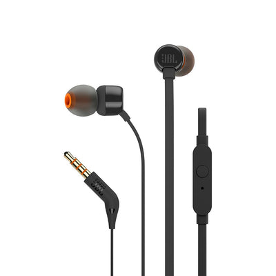 Casti JBL Tune 110 In-ear cu 3.5mm Mini Jack And Remote Control - Negru