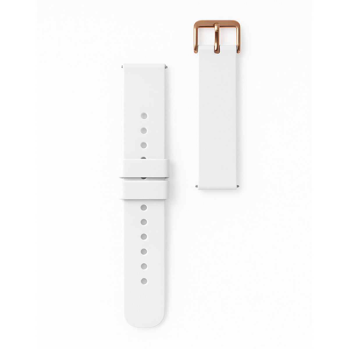 Curea Silicone pentru Huawei Watch GT2 / GT3 42mm - Alb