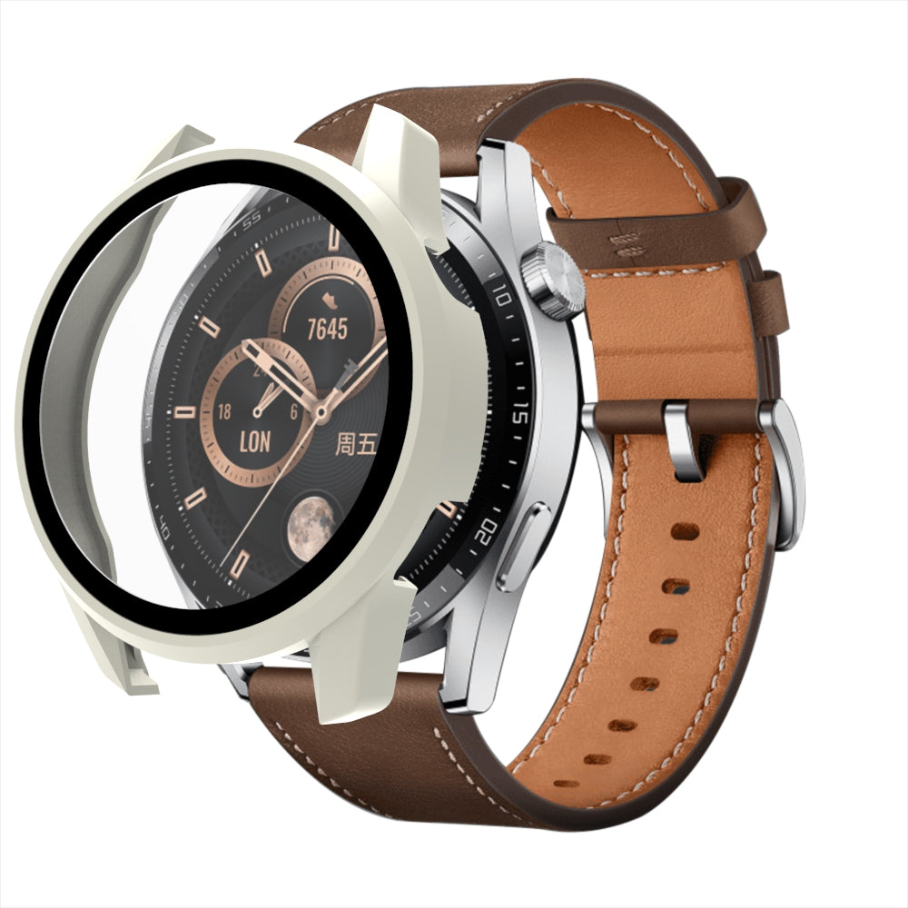 Folie Glass Protector pentru Huawei Watch GT3 42mm - Alb