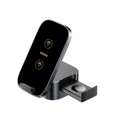 Incarcator Dudao A11pro+ 15W 3in1 Inductive pentru Phone/Smartwatch/Casti - Negru