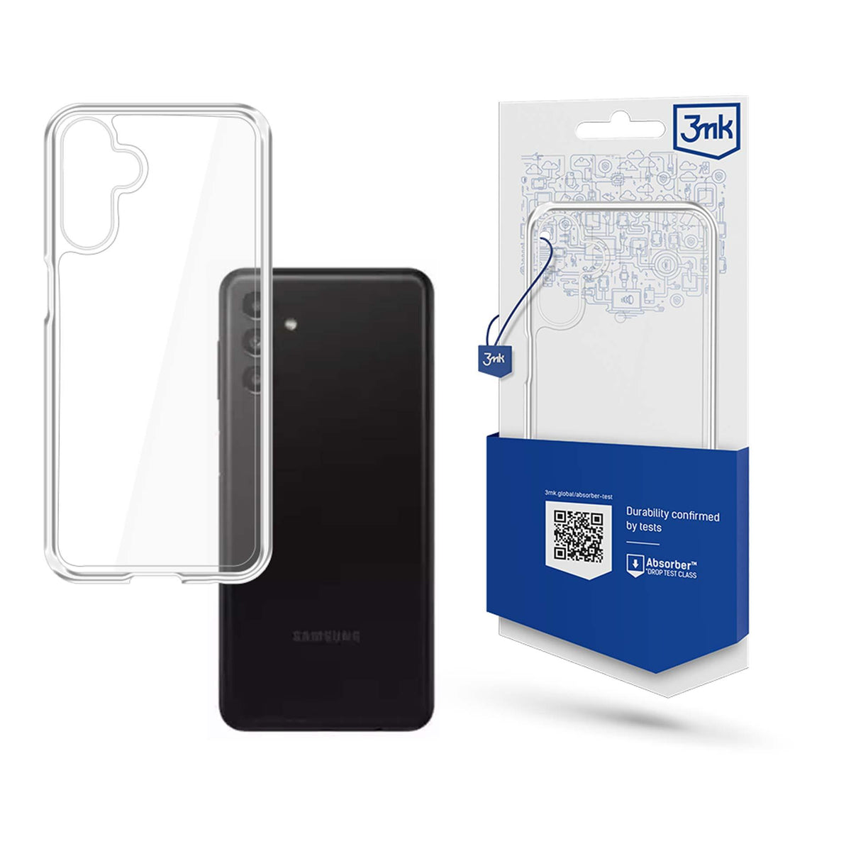 Husa 3mk Armor pentru Samsung Galaxy A14 4G / 5G - Transparent