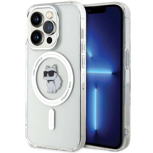Husa Karl Lagerfeld IML Choupette Magsafe pentru iPhone 13 Pro Max - Transparent