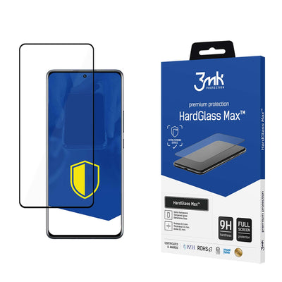 Folie 3mk Hardglass Max Negru sticla pentru Xiaomi 12 Pro / 13 Pro