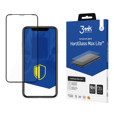 Folie 9H 3mk Hardglass Max Lite™ Glass pentru iPhone Xs Max / 11 Pro Max