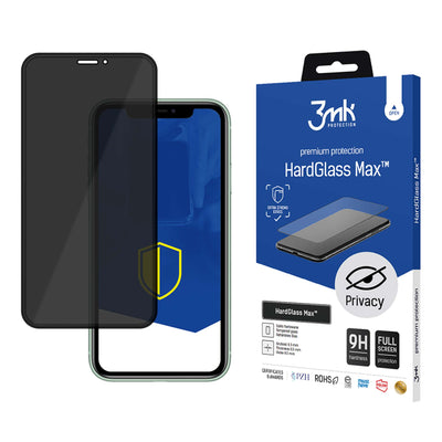 Folie 9H 3mk Hardglass Max Privacy™ Privacy Glass pentru iPhone XS Max / 11 Pro Max