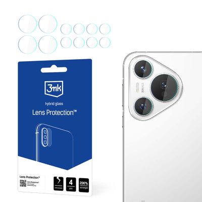 Folie Hybrid Glass pentru Camera Lens 3mk Lens Protection pentru Huawei Pura 70
