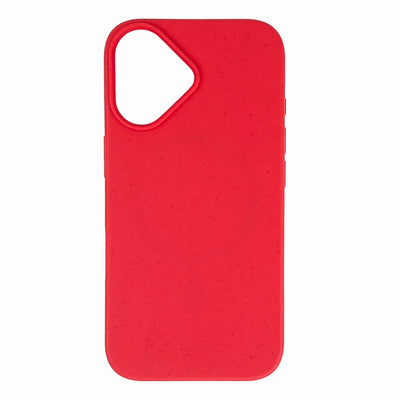 Husa Multiple Color Wheat Magsafe pentru iPhone 16 - Rosu