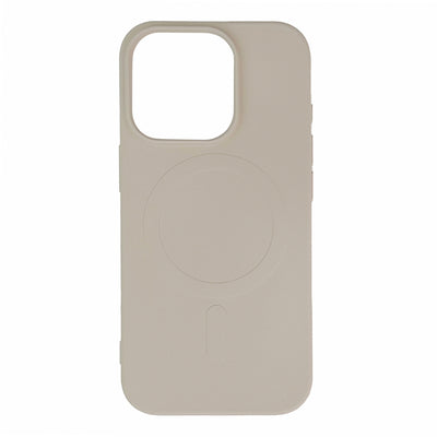 Husa Liquid Silicone Magsafe pentru iPhone 16 Pro Max - Bej