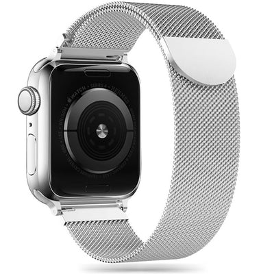 Curea Tech-protect Milaneseband pentru Apple Watch 4 / 5 / 6 / 7 / 8 / 9 / SE / Ultra 1 / 2 (42/44/45/49 Mm) - Argintiu