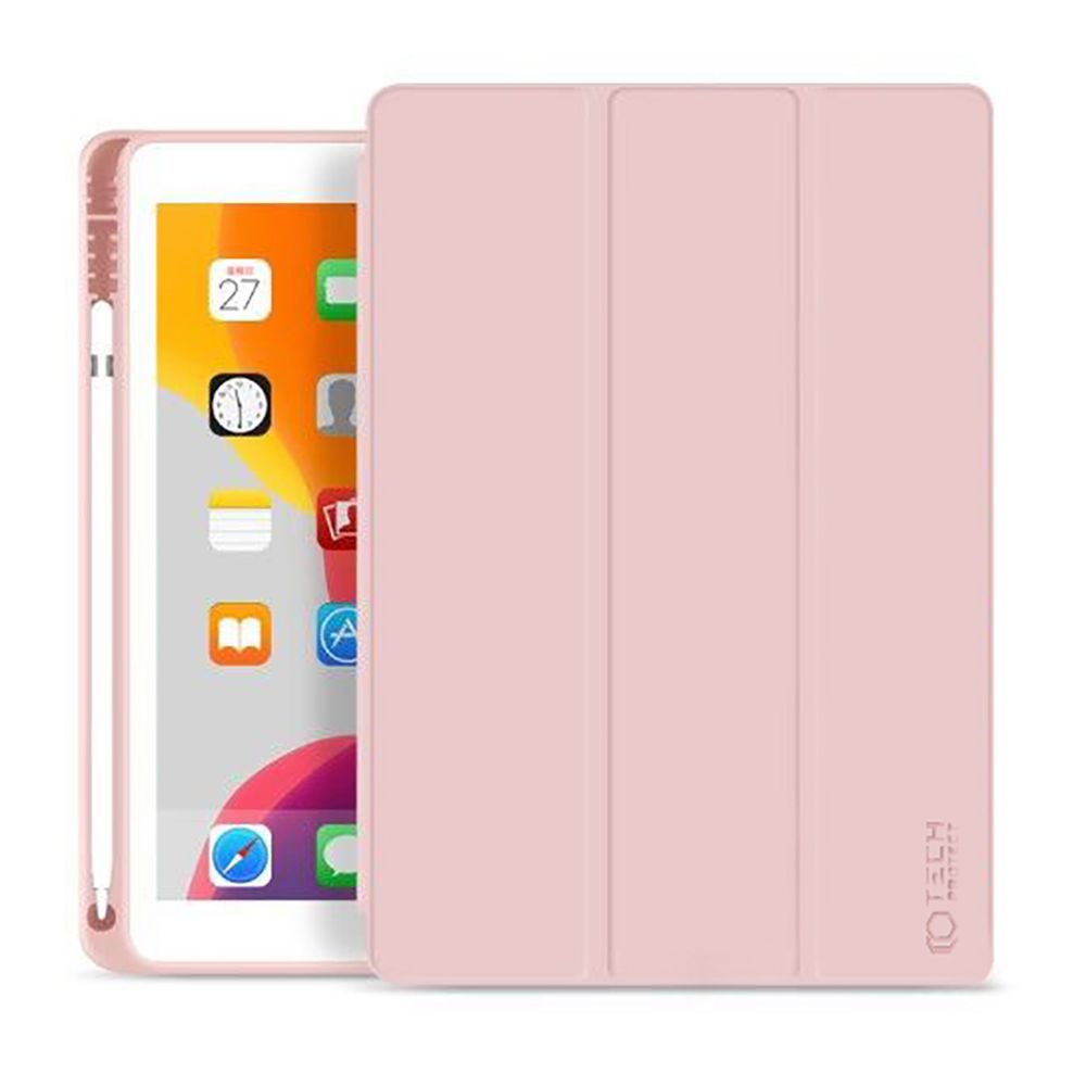 Husa Tech-protect SC Pen pentru iPad 10.2" 2019-2021 - Roz