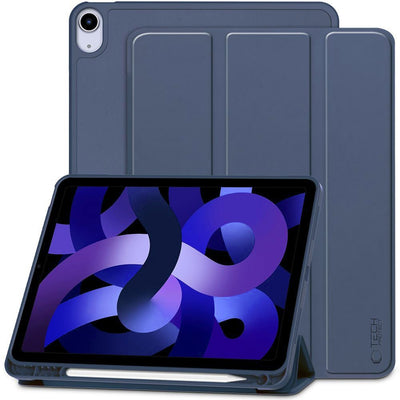 Husa Tech-protect Smartcase Pen pentru iPad Air 10.9” (2020/2022) / 11” (2024/2025/2026) - Bleumarin
