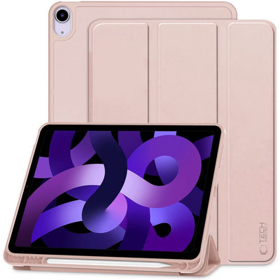Husa Tech-protect Smartcase Pen pentru iPad Air 10.9” (2020/2022) / 11” (2024/2025/2026) - Roz