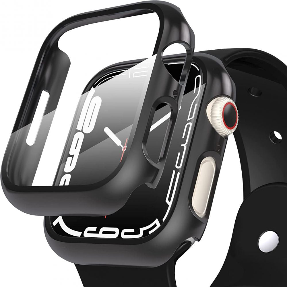Husa Tech-protect Defense360 pentru Apple Watch 7 / 8 / 9 (45mm) - Negru