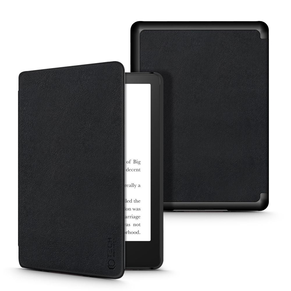 Husa Tech-protect Smartcase pentru Kindle Paperwhite V / 5 / Signature Edition - Negru
