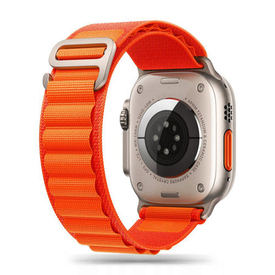 Curea Tech-protect Nylon Pro pentru Apple Watch 4 / 5 / 6 / 7 / 8 / 9 / SE / Ultra 1 / 2 (42/44/45/49 Mm) - Portocaliu