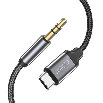 Cablu Tech-protect Ultraboost Audio Usb-c / 3.5mm Mini Jack 1 M - Negru