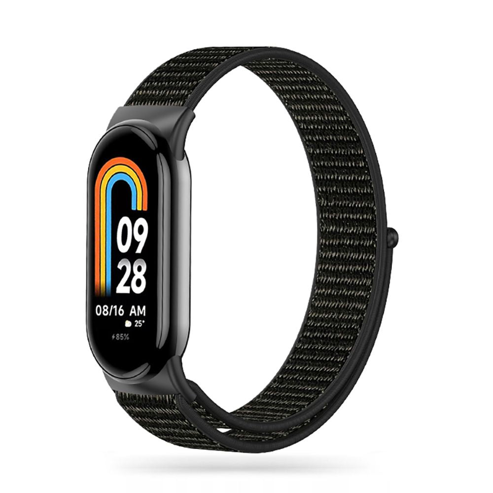 Curea Tech-protect Nylon pentru Xiaomi Smart Band 8 / 8 NFC - Negru