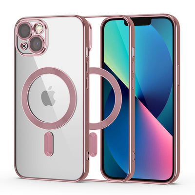 Husa Tech-protect Magshine Line Magsafe iPhone 13 - Roz