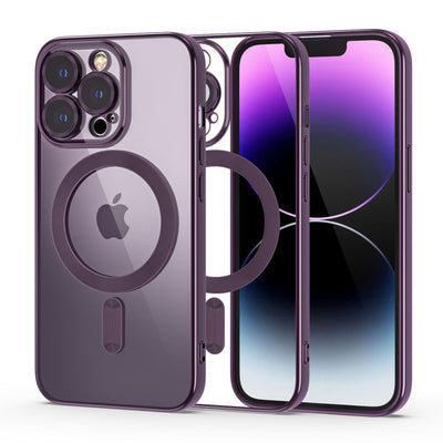 Husa Tech-protect Magshine Line Magsafe iPhone 14 Pro - Mov