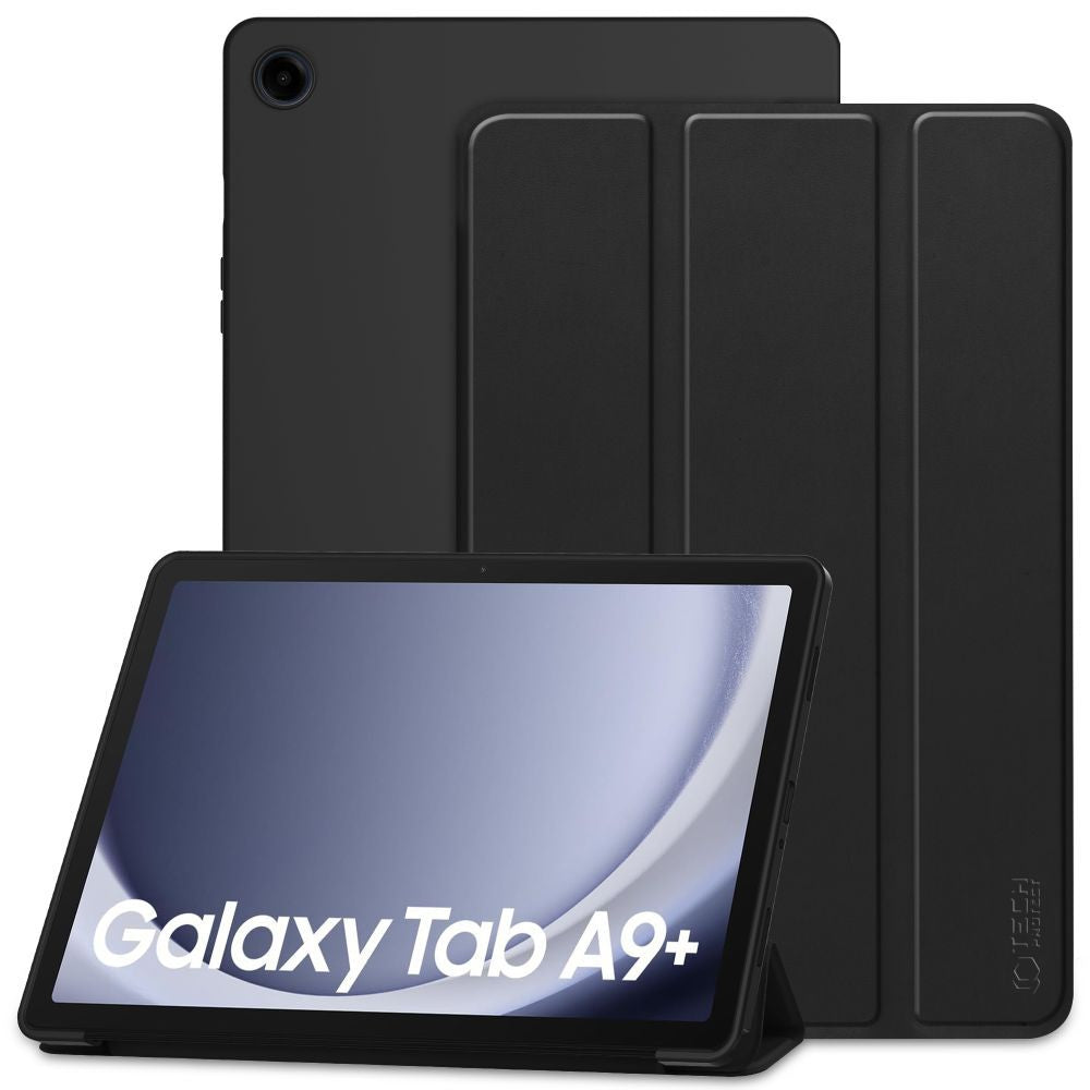 Husa Tech-protect Smartcase pentru Samsung Galaxy Tab A9+ 11" X210 / X215 / X216 - Negru