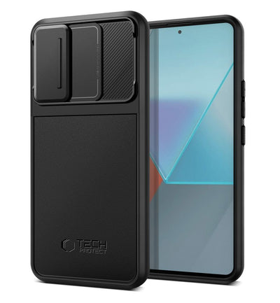 Husa Tech-protect Velar Cam+ pentru Xiaomi Redmi Note 13 Pro 5G / Poco X6 5G - Negru