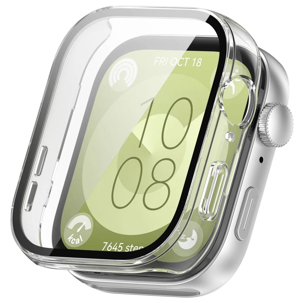 Husa Tech-protect Defense360 pentru Huawei Watch Fit 3 - Transparent