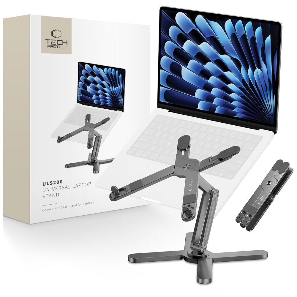 Suport auto Tech-protect Universal Stand pentru Laptops Up To 16" - Gri