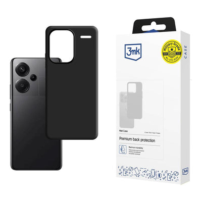 Husa 3mk Matt pentru Xiaomi Redmi Note 13 Pro+ - Negru