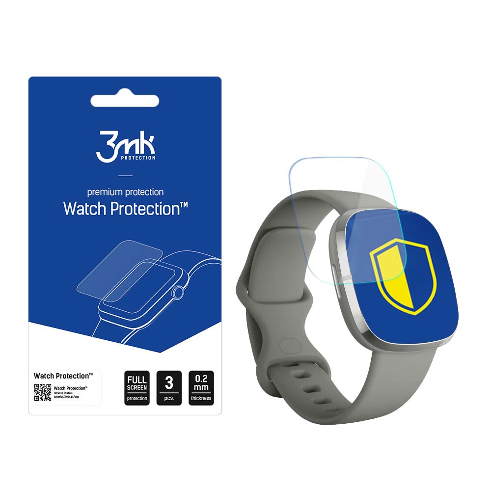 Folie 3mk Watch Protection ARC Smartwatch protectie pentru Fitbit Sense