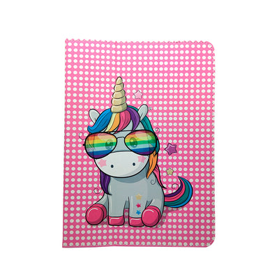 Husa Universal Rainbow Unicorn pentru Tablet 9-11''(L27 X W20 Cm)