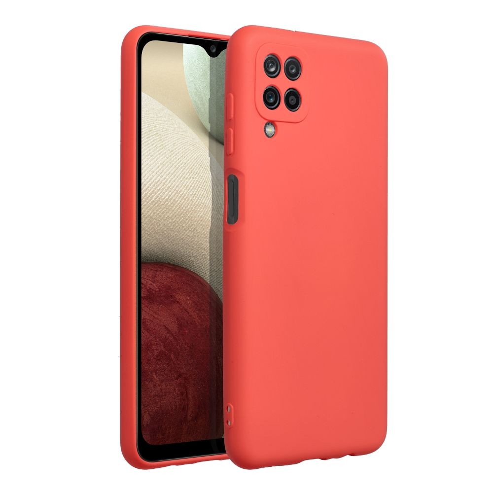 Husa Silicone pentru Samsung A12 Peach