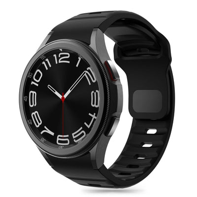 Curea Tech-protect Silicone Line pentru Samsung Galaxy Watch 4 / 5 / 5 Pro / 6 / 7 / FE - Negru