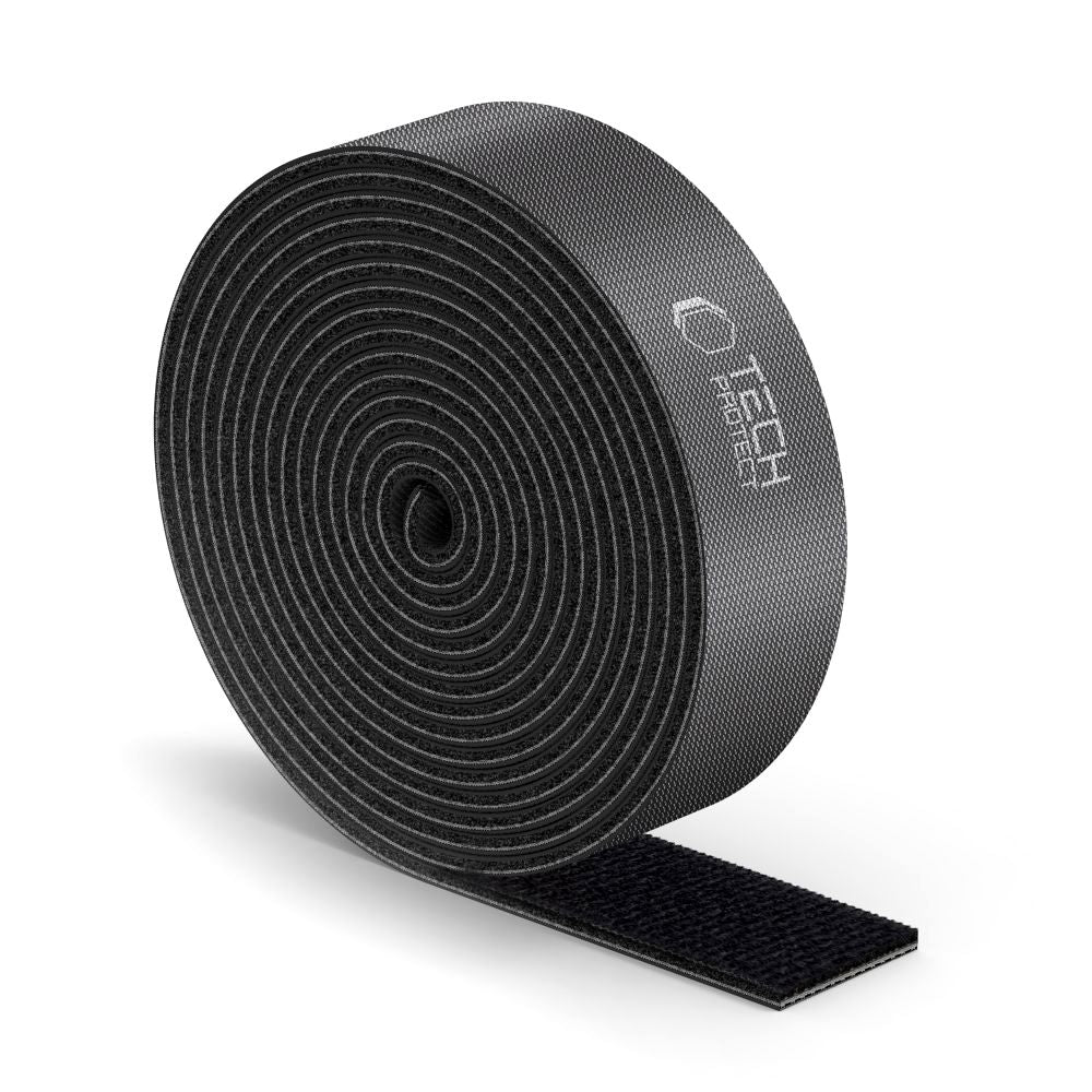 Cablu Tech-protect Velcro Organizer 3m - Negru