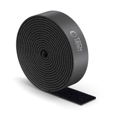 Cablu Tech-protect Velcro Organizer 3m - Negru