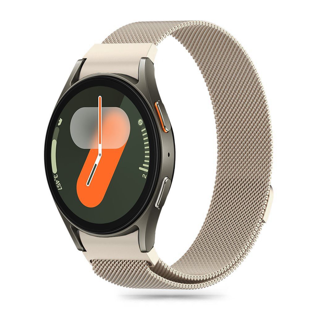 Curea Tech-protect Milaneseband pentru Samsung Galaxy Watch 4 / 5 / 5 Pro / 6 / 7 / FE - Auriu