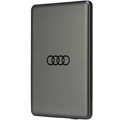 Acumulator extern Audi Big Logo Magsafe Inductive 15W 5000mAh - Gri