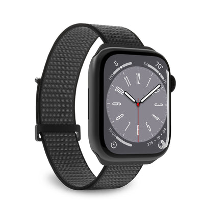 Curea Puro Sport Nylon pentru Apple Watch 38 / 40 / 41 Mm - Negru