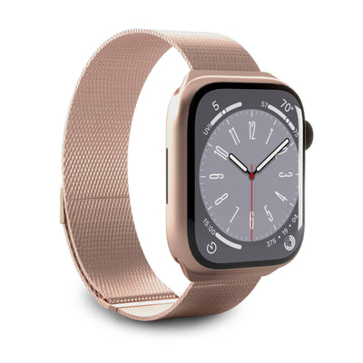 Curea Puro Milanese Stainless Steel Apple Watch Band 38/40/41mm - Roz