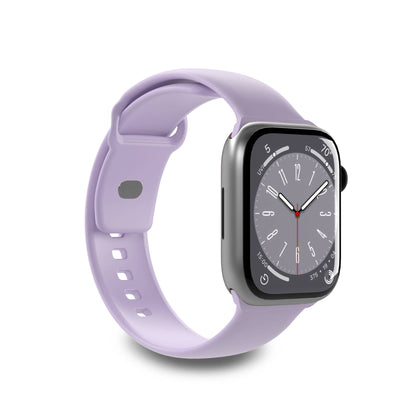 Curea Puro Icon Silicone pentru Apple Watch 42 / 44 / 45 / 49 Mm - Lavender (2 Pcs.)