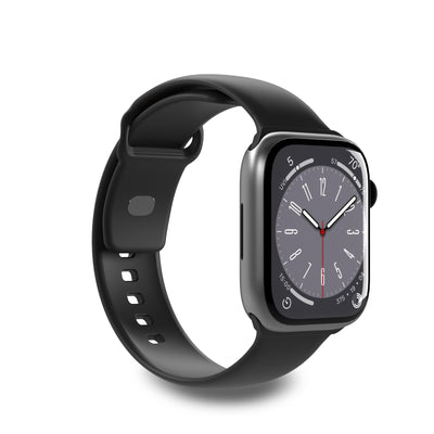 Curea Puro Icon Silicone pentru Apple Watch 42 / 44 / 45 / 49 Mm - Negru (2 Pcs.)