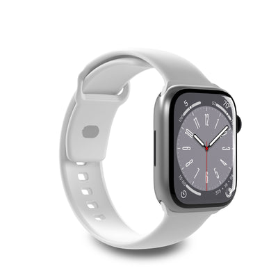 Curea Puro Icon Silicone pentru Apple Watch 38 / 40 / 41 Mm - Alb (2 Pcs.)