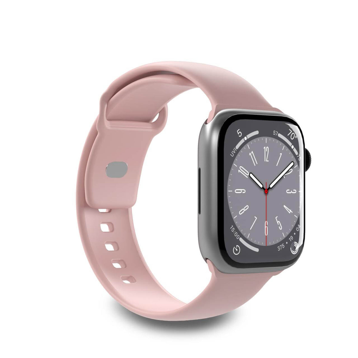 Curea Puro Icon Silicone pentru Apple Watch 38 / 40 / 41 Mm - Roz (2 Pcs.)