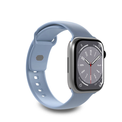Curea Puro Icon Silicone pentru Apple Watch 38 / 40 / 41 Mm - Albastru deschis (2 Pcs.)