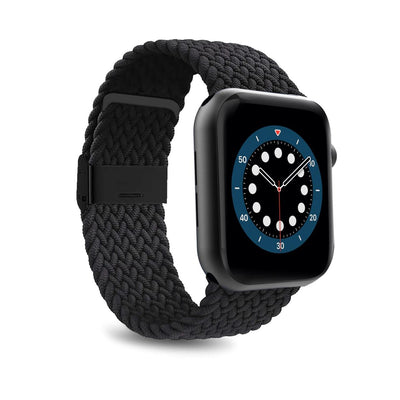 Curea Puro Loop Nylon pentru Apple Watch 42 / 44 / 45 / 49 Mm - Negru