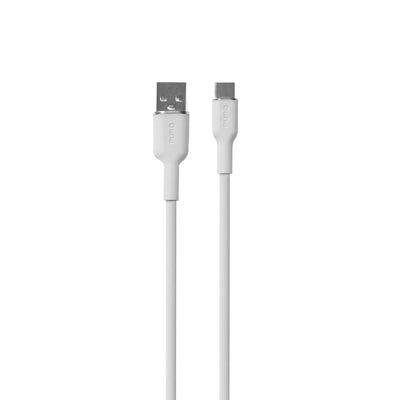 Cablu Puro Soft Usb-a - Usb-c 1.5m - Alb