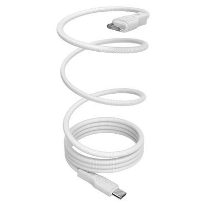 Cablu Puro Magnetic Usb-c - Usb-c 60W USB 3.2 (20 Gbps) 1m Magnetic - Alb