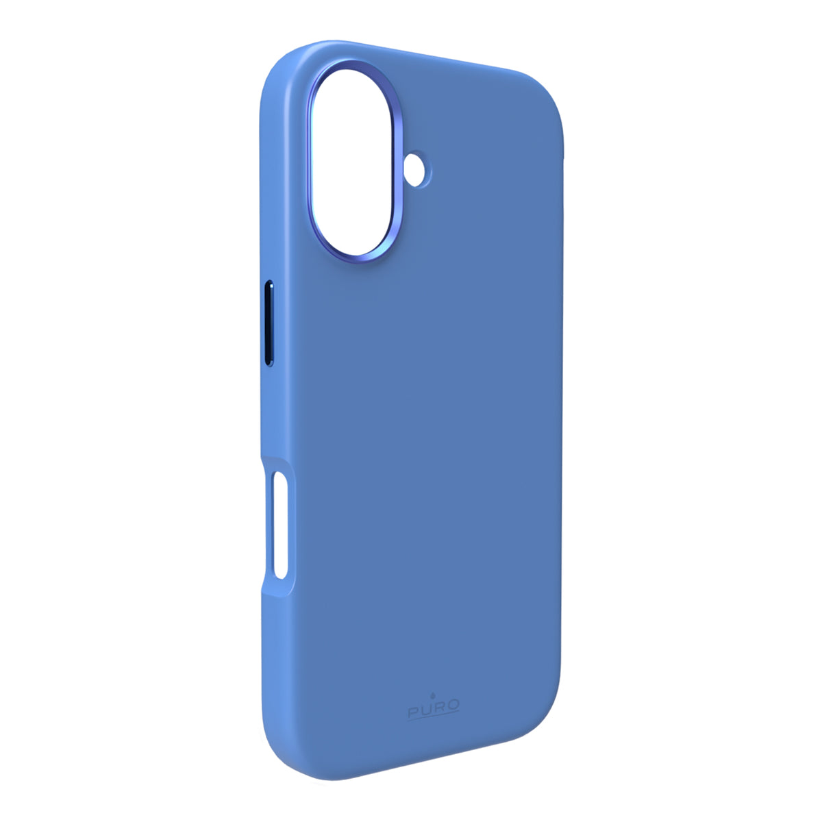 Husa Puro Icon Mag Pro Magsafe Silicone pentru iPhone 16 - Albastru