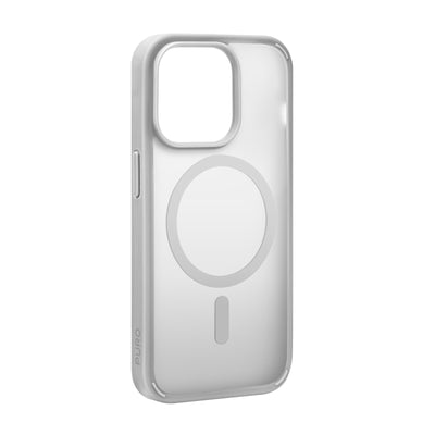 Husa Puro Gradient Magsafe Silicone pentru iPhone 15 Pro - Argintiu