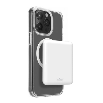 Acumulator extern Puro Power Mag 5000mAh cu Magsafe Usb-c - Alb